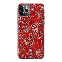R3354 Red Classic Bandana Case Cover for iPhone 11 Pro Max