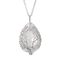 Pendant Necklaces Stone Necklaces Crystal Pendant Necklaces Water Drop Shape Crystal Stone Material GREAT Gift for Men