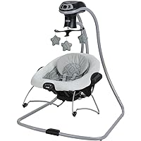 Graco DuetConnect Swing & Bouncer LX with Multi-Direction, Asher