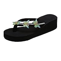 Birdie Slippers Women Ladies Fashion Summer Flip Flops Casual Rhinestone Butterfly Sandals Comfy Slippers for Women