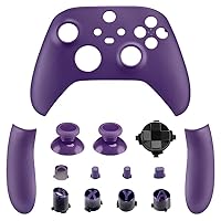 Purple Replacement Shell Kit for Xbox Series X/S Controller, Custom Case Faceplate Accessories Compatible with Xbox Core Wireless Controller