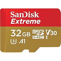 SanDisk microSD 32GB UHS-I U3 V30 Writing Up to 60MB/s Full HD & 4KExtreme SDSQXAT-032G-GH3MA New Package