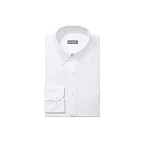 Men's Dress Shirt Regular Fit Pinpoint Solid