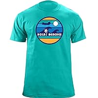 Hola Beaches Retro Print T-Shirt