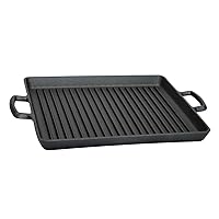 Asahi Cast Iron Steak Grill Pan (Gas, Induction Compatible), Commercial Use