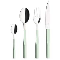 | Luxury French Flatware Set | L'E Starck Colored Collection | 24pcs | Green