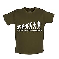 Evolution of Woman Dancing - Organic Baby/Toddler T-Shirt
