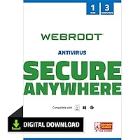 Webroot Antivirus Software 2024 | 3 Device | 1 Year Download for PC/Mac Webroot Antivirus Software 2024 | 3 Device | 1 Year Download for PC/Mac Download PC/Mac Keycard (PC/Mac) Subscription (PC/Mac)