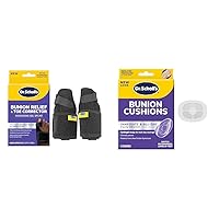 Dr. Scholl's Bunion Relief & Toe Corrector 1 Set, Bunion Cushion Hydrogel Technology 5 Count
