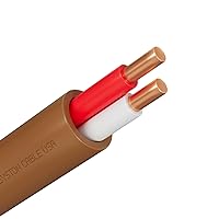 Syston 18/2 Thermostat Doorbell HAVC Heating Control Cable Wire, 100% Solid Copper Conductors CL3R/FT4/CMR Riser-Rated UL/ETL Listed, UV Resistant RoHS for Indoor/Outdoor Low Voltage Applications Use
