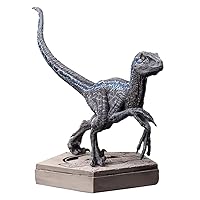 Jurassic World Icons Velociraptor Blue Statue, 9cm