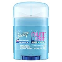 Secret Outlast Antiperspirant Deodorant for Women, Invisible Solid, Completely Clean Scent, Travel Size, 0.5 oz