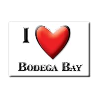 Bodega Bay Fridge Magnet California (CA) Magnets USA Souvenir I Love Gift (VAR. Normal)