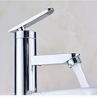 HIGOH 29Cm Stainless Steel Elevated Platform Faucet Bathroom Hot and Cold Basin Water Tap Modern Creative Home Kitchen Basin Faucets Bathtub Bath Mixer Tap