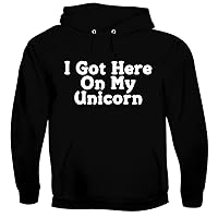 I Got Here On My Unicorn - Men's Soft & Comfortable Pullover Hoodie