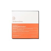 Dr. Dennis Gross Alpha Beta Exfoliating Body Treatment | Multi-Tasking Powered by AHA/BHAs for Smooth, Hydrated Skin While Improving Ingrown Hairs, Keratosis Pilaris, and Blemishes | 8 Textured Towels