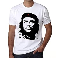 Che Guevara White, White, Men's Short Sleeve Round Neck T-Shirt, Gift T-Shirt