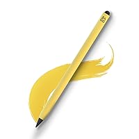 ZAGG Pro Stylus 2 - Active Dual-Tip w/Capacitive Back-End, Wireless Charging, Palm Rejection, Tilt Recognition -Compatible w/iPad Pro 11/12.9 (3,4, & 5 Gen)/Air 10.9/iPad 10.2/9.7/Mini 5 & 6 - Yellow