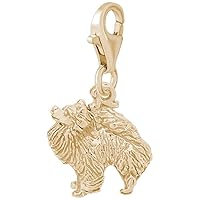 Rembrandt Charms Pomeranian Charm with Lobster Clasp