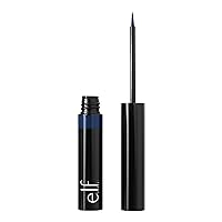 e.l.f. H2O Proof Inkwell Eyeliner Pen, High-pigment, Waterproof Liquid Eyeliner, Delivers A Matte Finish, Vegan & Cruelty-free, Navy Baby