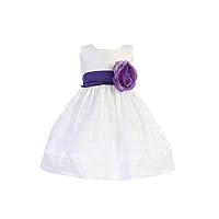 Made in USA White Flower Girl Dress Toddler - Little Flower Girl Dresses for Wedding Kids - Vestidos Niñas