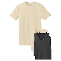 Hanes Comfort Soft Cotton Crewneck T-Shirt (Pack of 3)