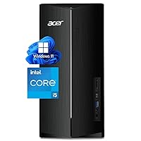 Acer Aspire Desktop | 13th Gen Intel Core i5-13400 10-Core Processor | 64GB DDR4 | 4TB SSD | SD Card Reader | Intel Wi-Fi 6E AX211 | Windows 11 Home,Black