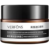 30g Firming Eye Cream, Verfons Temporary Firming Eye Cream, Snake Venom Firming Eye Cream, Instant Remove Eye Bags Anti Puffiness Gel Dark Circles Fades Wrinkles (1Pcs)
