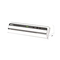 Fellowes Jupiter 125 Thermal Laminator Machine with Laminating Pouch Starter Kit, 12.5 inch, 60 Second Warm-Up, White/Black (5746301)
