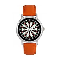 Dartboard Watch Ladies 38mm Case 3atm Water Resistant Custom Designed Quartz Movement Luxury Fashionable