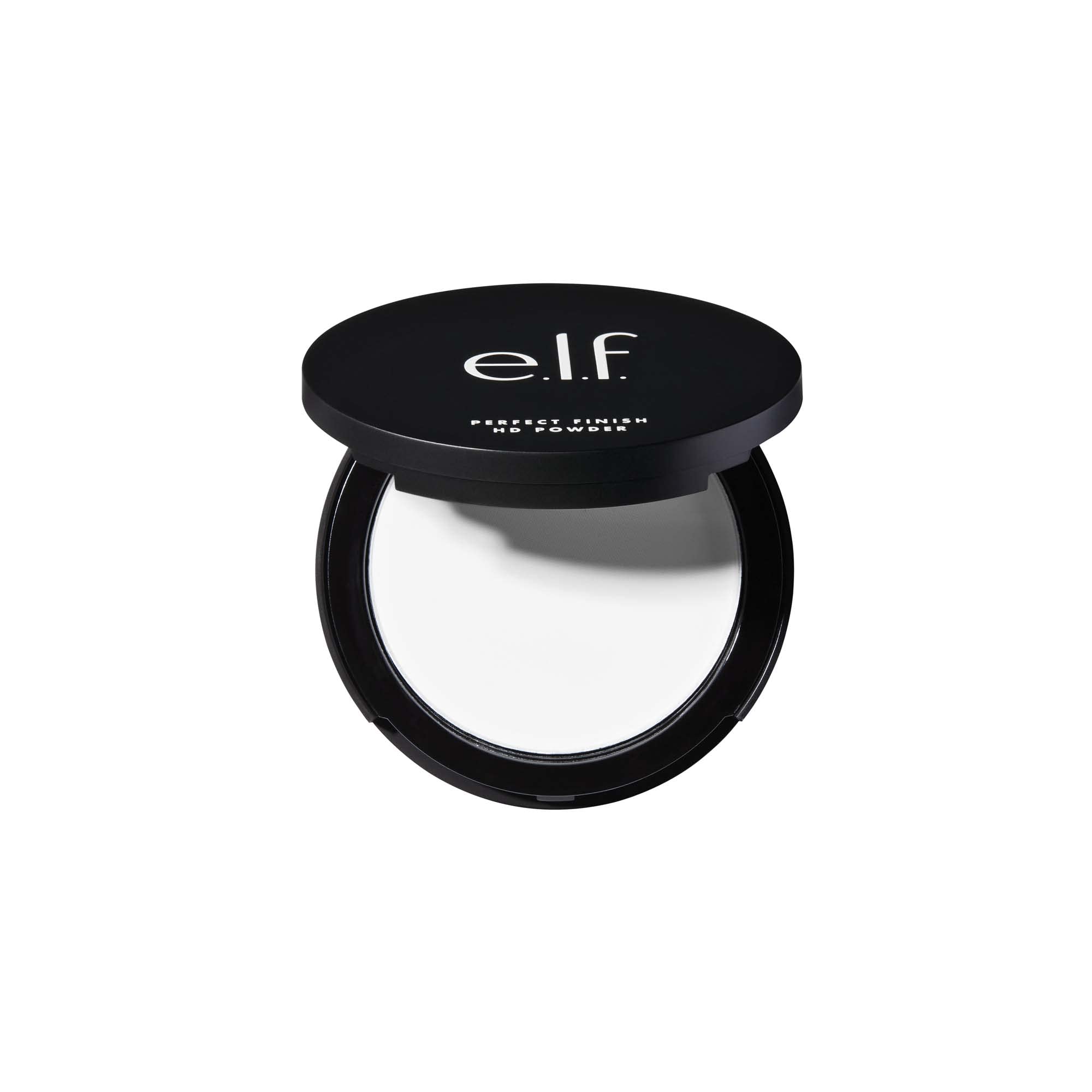 e.l.f., Perfect Finish HD Powder, Convenient, Portable Compact, Fills Fine Lines, Blurs Imperfections, Soft, Smooth Finish, Anytime Wear, 0.28 Oz