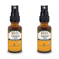 Kids Certified-Organic Alcohol-Free Throat TLC Herbal Spray, 1 Ounce (Pack of 2)