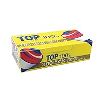 200ct Top Gold 100mm Cigarette Filter Tubes