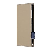 Luplus LEPLUS Galaxy S24 Thin Lightweight PU Leather Notebook Case Twoal W Beige LN-24SG1BLP2BG