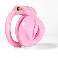 Fredorch Pussy Vaginal Chastity Devices Cage Small Male Bondage Cock Cage Slave Penis Ring Sex Shop 18+ Gay Ladyboy Sex Toy for Men Fredorch (Large)