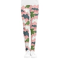 Kids Girls Leggings Spring Summer Thin Tights Floral Stretch Full Length Colorful Printing Children Tight Pants