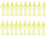 20pcs Sewing Machine Needle Threaders Fish Type Needle Threader Sewing Machine Loop Needle Threaders Tool Automatic Threader - (Color: yellow)