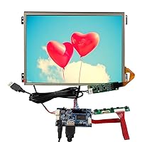 VSDISPLAY 10.4 Inch 1024x768 IPS LCD Touchscreen 4:3 Aspect Ratio Display Panel VS104T-004A with HD-MI LCD Board VS-TY2660H-661