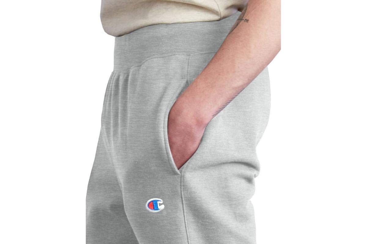 Champion Men's Reverse Weave Joggers, Comfortable, Fleece Pants for Men, C Logo, 30.5