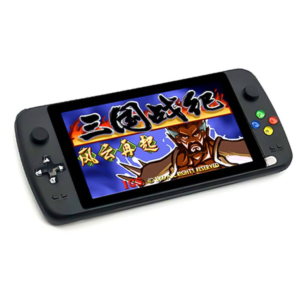 PS7000 128-bit Handheld Game Console, 7-inch Screen Dual Rocker 40 Big Emulator HDMI High-definition Output Video Game Console 16GB Built-in 3000 Games Dual-play For Children And Adults