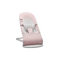 BabyBjörn Bouncer Balance Soft, Woven/Jersey, Light Pink/Grey