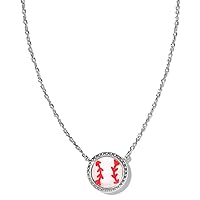 Kendra Scott Baseball Short Pendant Necklace, Fashion Jewelry for Women