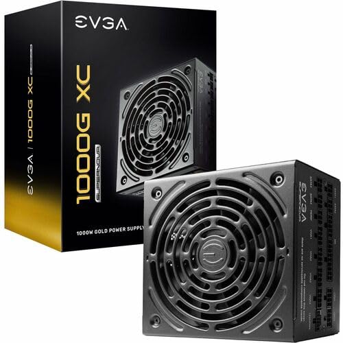 EVGA Supernova 1000G XC, 80 Plus Gold 1000W, Fully Modular, 3 Year Warranty, Includes Power ON Self Tester, Compact 150mm Size, Power Supply 520-5G-1000-K1