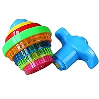 Light Up Spinning Top for Kids, Colorful Spinning Party Tops, LED Flashing Spinning Tops Toy for Birthday Party Favors Games Presents(Random Color)