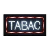 LED Tobacco Sign for Business, Super Bright LED Open Sign for Tobacco Shop, Electric Advertising Display Sign for Smoke Shop Store Storefront Window Decor.
