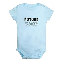 Future Voter Funny Rompers Newborn Baby Bodysuits Infant Jumpsuits Novelty Outfits Clothes
