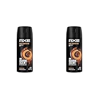 AXE Body Spray Deodorant Dark Temptation for Long Lasting Odor Protection Deodorant for Men Formulated Without Aluminum 4.0 oz (Pack of 2)