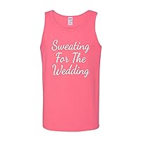 Sweating for The Wedding Tank Tops Funny Workout Gym Unisex Tanktop