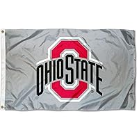 Ohio State OSU University Buckeyes Large Gray College Flag