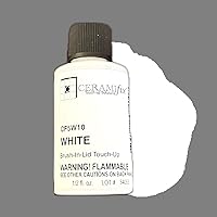 Ceramifix .5 oz White Touch up Paint for Tile, Appliances and More